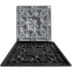 Forma 3d Gesso e Cimento Abs - Sultan 50x50
