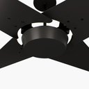 Ver imagem 2 de Ventilador de Teto Natuvent Callis No Light 4 Pás Madeira Preto 127v