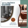 Espelho Orgânico 60x40cm Moldura em Couro Ecológico Cloud - 6