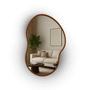 Ver imagem 3 de Espelho Orgânico 60x40cm Moldura em Couro Ecológico Cloud