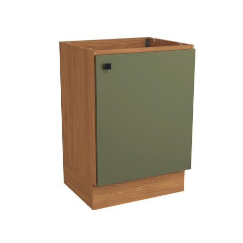 Balcão Kappesberg Pixel 1 Porta Canela/verde Frevo 60cm