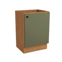 Ver imagem 1 de Balcão Kappesberg Pixel 1 Porta Canela/verde Frevo 60cm