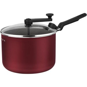 Pipoqueira Tramontina Loreto em Alumínio com Revestimento em Antiaderente Starflon Max Vermelho 20 C