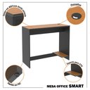 Ver imagem 5 de Estação de Trabalho 16 Lugares Office Smart 16 Mesas 12 Armários 1 Aparador - Preto e Cedro