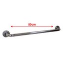 Ver mais imagens de Alça de Apoio Banheiro Inox Barra 50cm Acessibilidade Resistente Box Segurança