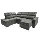 Ver mais imagens de Sofá de Canto Esquerdo 2,65x2,30m Retrátil e Reclinável com Molas Ensacadas Cama inBox Nobre