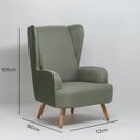 Ver imagem 3 de Poltrona de Amamentação Fixa com 4 Pés Teodora