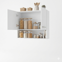 Ver imagem 5 de Armário de Parede Suspenso com Prateleira e Nicho para Cozinha
