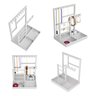 Porta Joias em Plástico Abs - Organização com Estilo- Bijuterias/joias/organizador/expositor- Branco - 3
