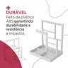Porta Joias em Plástico Abs - Organização com Estilo- Bijuterias/joias/organizador/expositor- Branco - 4