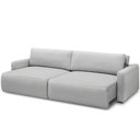 Ver imagem 1 de Sofá Retrátil Reclinável para Sala de Estar Living 210cm Sevilha F04 Bouclê Cinza - Lyam Decor
