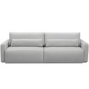 Ver imagem 3 de Sofá Retrátil Reclinável para Sala de Estar Living 210cm Sevilha F04 Bouclê Cinza - Lyam Decor