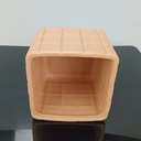 Ver imagem 2 de Vaso Decorativo Enfeite Planta Aparador Cerâmica 13x15x15cm Nude