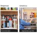 Ver imagem 7 de Prateleira Giratoria Suporte Organizadora 2 Andares Banheiro Cozinha Temperos Funcional Pratica Vers
