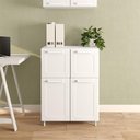 Ver imagem 5 de Aparador Buffet Multiuso 70 Cm 4 Portas Bertolini