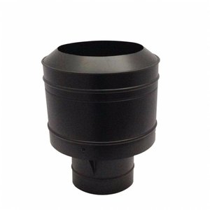 Chapéu Preto Tipo Canhão Sputinik Chaminé 130 Mm de Diâmetro