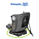 Ver imagem 7 de Cadeirinha Cadeira de Bebê para Auto Carro 0 a 36kg Isofix 360° G0g1g2g3 Infantil Cinza Cinto