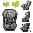 Ver imagem 3 de Cadeirinha Cadeira de Bebê para Auto Carro 0 a 36kg Isofix 360° G0g1g2g3 Infantil Cinza Cinto