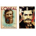 Ver imagem 1 de Kit 2 Placas MDF Barbearia Clássica Parede A4 Retrô BR17
