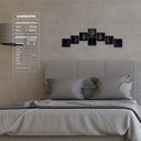 Ver imagem 2 de Fases da Lua - Quadros ou Placas Modulares com 8 Peças