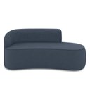 Ver imagem 4 de Sofá 2 Lugares Orgânico 140cm Pé Ferro Preto Morgan Suede D03 - D’Rossi
