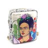 Bolsa Mochila Estampada Frida Kahlo Cacto e Flor - 1