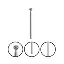 Ver imagem 4 de Ponta Diamantada 7105 Esférico 11/64 Pol Dremel