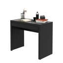 Ver imagem 3 de Escrivaninha Mesa para Notebook 90cm 1 Gaveta Me4107 Tecno Mobili - Preto