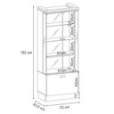 Ver imagem 5 de Cristaleira Aura HB Móveis