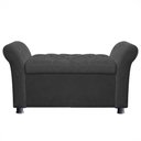 Ver imagem 2 de Recamier Bau Egeo 120x Suede Grafite - Bandiera Decor