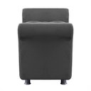 Ver imagem 3 de Recamier Bau Egeo 120x Suede Grafite - Bandiera Decor