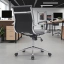 Ver imagem 6 de Kit 6 Cadeiras de Escritório Diretor Eames em Couro - Preta