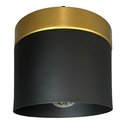 Ver imagem 1 de Pendente Cozinha Quarto Balcão Bancada Moderno Alumínio Bivolt Preto com Dourado