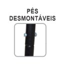 Ver imagem 2 de Churrasqueira Praia Campo em Aço Pé e Grelha AB 75x44x30cm Duralar F006OM