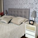 Ver imagem 2 de CABECEIRA ESTOFADA DURASI 10 LINHO CINZA KING 195 X 60 cm RBL
