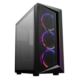 Gabinete Cooler Master CMP510 - Lateral em Vidro Temperado - 3 Coolers RGB inclusos - CP510-KGNN-S02 - 1