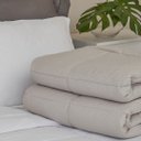 Ver imagem 2 de Edredom para Cama King Size Bege 280x250 Macio Dupla Face