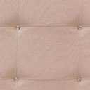 Ver imagem 1 de Cabeceira Casal 140cm X 120cm Estofada Detalhe em Cristais Cor:linho Bege