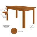 Ver imagem 4 de Mesa de Jantar Bellagio 6 Lugares com Cadeira Clara