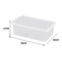 Ver imagem 3 de Caixa Organizadora De Sapatos Tênis Ordene Média Kit C/ 28