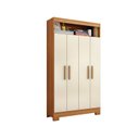 Ver imagem 1 de Armário Multiuso Nt 4030 Freijó com Off White - Notável