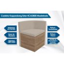 Ver imagem 2 de Kit 4 Cadeiras Sala Jantar 4CAD800 4 Un Walnut Fosco/Suede Caramelo - Kappesberg