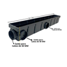 Ralo Externo Quintal 6x50 Inox 304 Quadrangular Cocho Preto - 2