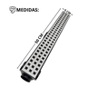 Ralo Externo Quintal 6x50 Inox 304 Quadrangular Cocho Preto - 5