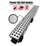 Ralo Externo Quintal 6x50 Inox 304 Quadrangular Cocho Preto - 3
