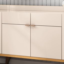 Buffet Aparador Harmonia 4 Portas 2 Gavetas 160x79-edecasamoveis - 2