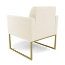 Ver imagem 6 de Poltrona Sala Decorativa Marisa Industrial Dourado Veludo D03 - D’Rossi