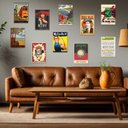 Ver imagem 4 de Kit 10 Placas Mdf Decoração Parede Retrô Vintage Tam A4 Rt1