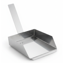Ver imagem 2 de Pazinha Inox 304 10x12 Limpeza Cinzas Churrasqueira Brasa Forno Fogao a Lenha