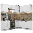 Ver imagem 3 de Armário de Cozinha Completa de Canto 399cm Branco Agata Madesa 02